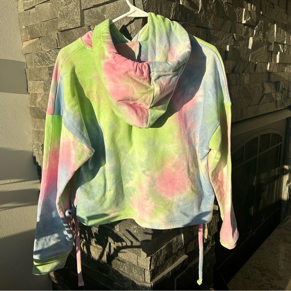 Blank NYC Tie-Dye Hoodie - Pink, Blue, Green - Picture 2 of 4